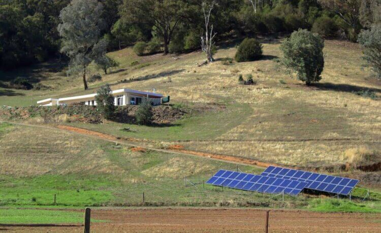 In an off-grid system there is no public electricity grid.